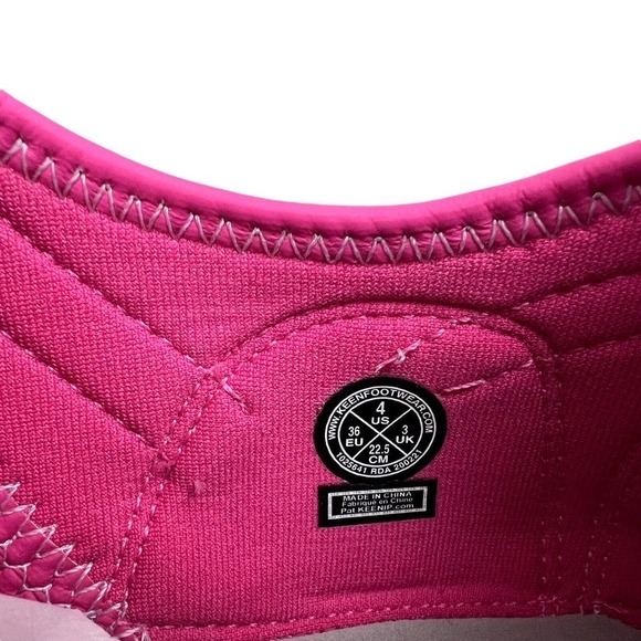 Keen Knotch Creek Sandal Quick Dry Bumper Toe Magenta Lilac Chiffon Girls Size 4 - Picture 6 of 7